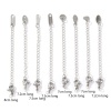 Picture of Eco-friendly 304 Stainless Steel Extender Chain Wholesale For Necklace Bracelet Jewelry Making Silver Tone With Lobster Claw Clasp