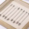 Picture of Eco-friendly 304 Stainless Steel Extender Chain Wholesale For Necklace Bracelet Jewelry Making Silver Tone With Lobster Claw Clasp