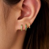 Picture of Wholesale Simple Stylish Hoop Earrings, Round Multicolor Brass, Women's Gift Jewelry Supply