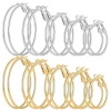 Picture of Wholesale Simple Stylish Hoop Earrings, Round 316 Stainless Steel, Women's Gift Jewelry Supply