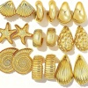 Immagine di Semplice Elegante Set di Orecchini All'Ingrosso, Multicolore Ottone, Donne Regalo Fornitura di Gioielli, 1 Serie
