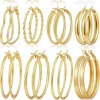 Immagine di Semplice Elegante Set di Orecchini All'Ingrosso, Multicolore Ottone, Donne Regalo Fornitura di Gioielli, 1 Serie