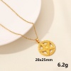 Picture of Wholesale Pendant Charm Necklace, Multicolor 304 Stainless Steel Link Cable Chain, Women's PVD Stylish & Casual Minimalist Gift Jewelry For Retailer