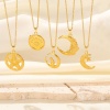 Picture of Wholesale Pendant Charm Necklace, Multicolor 304 Stainless Steel Link Cable Chain, Women's PVD Stylish & Casual Minimalist Gift Jewelry For Retailer