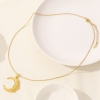Picture of Wholesale Pendant Charm Necklace, Multicolor 304 Stainless Steel Link Cable Chain, Women's PVD Stylish & Casual Minimalist Gift Jewelry For Retailer