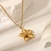 Picture of Wholesale Pendant Charm Necklace, 18K Gold Plated 304 Stainless Steel Women's Eco-friendly PVD Exquisite Stylish Gift Jewelry For Retailer