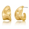 Picture of Wholesale Exquisite Stylish Ear Post Stud Earrings, Multicolor Brass, Women's Gift Jewelry Supply, 21mm x 11mm
