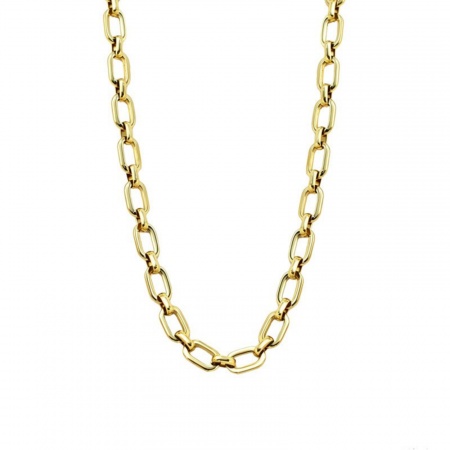 Immagine di Collana All'Ingrosso, Catena a Cavo Multicolore 304 Acciaio Inossidabile, Donne PVD Ecologica Semplice Elegante Regalo Gioielli Per Rivenditore, 50cm Lunghezza, 1 Pz