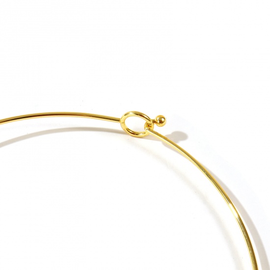Immagine di Collana Girocollo All'Ingrosso, Multicolore Ottone Donne Semplice Elegante Regalo Gioielli Per Rivenditore, 1 Pz
