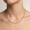 Picture of Wholesale Geometric Handmade Link Chain Necklace, 18K Real Gold Plated 304 Stainless Steel, Women's Eco-friendly PVD Waterproof Anti-Tarnish Hypoallergenic Exquisite Stylish Gift Jewelry For Retailer, 40cm(15.7") + 5cm(2") long