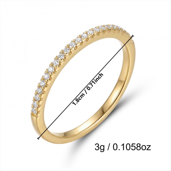 Picture of Wholesale Women's Gift Unadjustable Rings, Multicolor Brass, Stylish Dainty Jewelry Supply