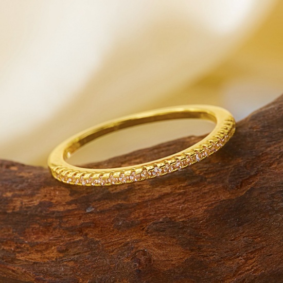 Picture of Wholesale Women's Gift Unadjustable Rings, Multicolor Brass, Stylish Dainty Jewelry Supply