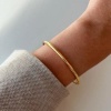 Image de Bracelets En Gros Multicolore en Laiton, aux Femmes Exquis À la Mode Cadeau Fournitures de Bijoux 1 Pièce