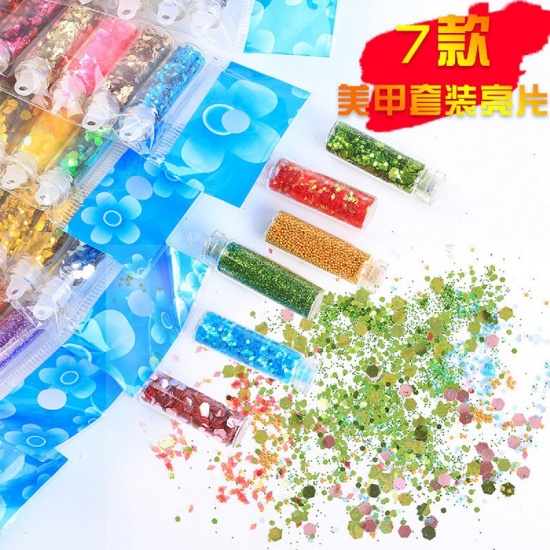 Picture of PVC Shiny Sequins Nail Art Decoration DIY Craft