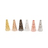 Изображение Copper Bead Cap Cone Gold Plated (Fit Beads Size: 10mm Dia.) 22mm x 9mm, 20 PCs