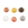 Picture of Brass Beads Caps Daisy Flower