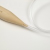 Image de Aiguilles Circulaire en Bambou Couleur Naturelle 40cm long