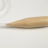 Image de Aiguilles Circulaire en Bambou Couleur Naturelle 50cm long