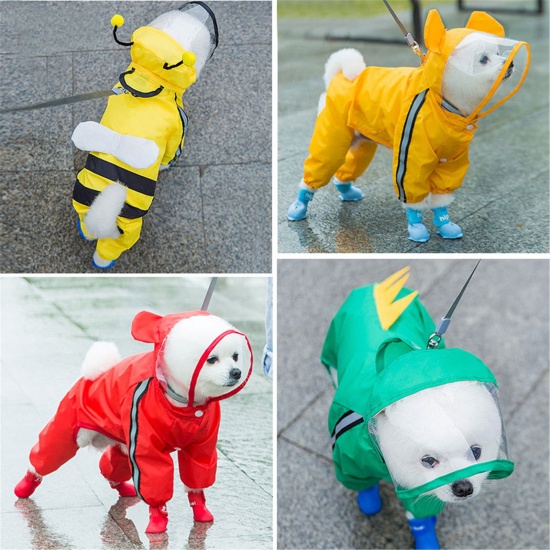 Bild von Four-Legged Waterproof All-Inclusive Puppy Raincoat