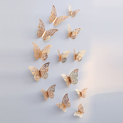 Paper Butterflies Wall Stickers Art Home Decoration の画像