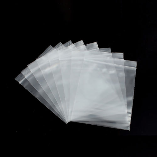 Image de Sachets Auto-Adhésifs en PVC Forme Rectangle Transparent, (Espace Utilisable: 21cm x 15cm) 22.5cm x 15cm, 50 Pcs