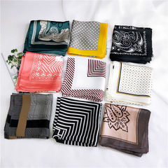 ポリエステル繊維 レディース スカーフ＆ラップ 正方形 多色 50cmx 50cm、 1 個 の画像