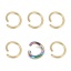 Immagine di 304 Acciaio Inossidabile Aperto Stile Anello di Salto 200 Pz