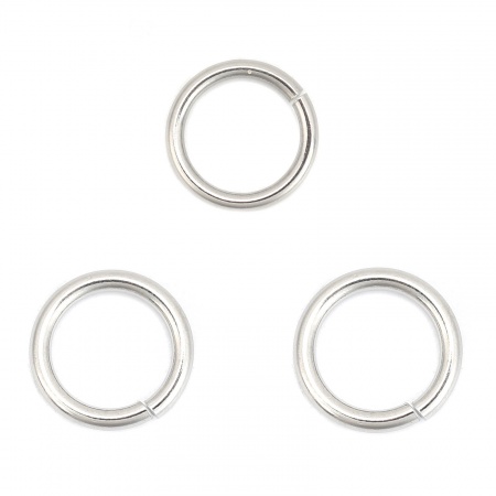 304 Stainless Steel Open Jump Rings Findings