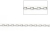 Picture of Stainless Steel Box Chain Silver Tone 2.5x2.5mm( 1/8" x 1/8"), 10 M
