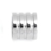 Imagen de 304 Acero Inoxidable Fundición Cuentas Cilíndrico Tono de Plata Raya 13mm x 9mm, Agujero: Aprox 8.1mm, 1 Unidad