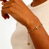 Picture of Wholesale 304 Stainless Steel Anklet, Gold Plated Vacuum Plating, Women's Stylish Ins Style Gift Jewelry Supply