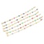 Immagine di 304 Acciaio Inossidabile Religione Braccialetti Oro Placcato Multicolore Malocchio Croce 18.5cm Lunghezza, 1 Pz