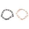 Bild von 304 Edelstahl Armband Rosegold Oval 19.5cm lang, 1 Strang