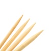 竹 シングルポイント 編み針 ナチュラル 15cm 長さ の画像