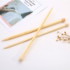 Picture of Bamboo Single Pointed Knitting Needles Natural 15cm(5 7/8") long