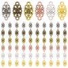 Picture of Zinc Based Alloy Connectors Charms Pendants Multicolor Rhombus Filigree 16mm x 8mm