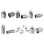 Picture of 304 Stainless Steel Cord End Caps Cylinder Silver Tone (Fits 2.5mm Cord) 8mm( 3/8") x 3mm( 1/8"), 20 PCs