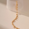 Picture of Eco-friendly Vacuum Plating Stylish Simple 18K Real Gold Plated Copper Link Chain Necklace For Women Party