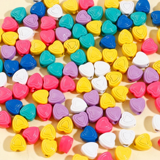 Immagine di Lega di Zinco Perline per la Creazione di Gioielli con Ciondoli Fai-da-te Multicolore Smalto 20 Pz