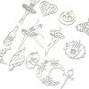Picture of 304 Stainless Steel Insect Pendants Silver Tone Butterfly Animal Wing Hollow