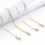 Immagine di 1 Pz Placcatura Sottovuoto PVD Ecologica Semplice Oro Placcato 304 Acciaio Inossidabile Catena di Serpente Piatta Collana Unisex