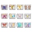 Picture of 304 Stainless Steel Italian Charm Links For DIY Bracelet Jewelry Making Silver Tone Rectangle 10mm x 9mm
