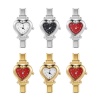 Immagine di 1 Pz 304 Acciaio Inossidabile San Valentino Faccia dell'orologio con Collegamenti a Charm Italiano per la Creazione fai da te di Gioielli Cuore 5.7cm x 2.8cm
