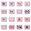 Visualizza i dettagli per 304 Stainless Steel Stylish Italian Charm Links For DIY Bracelet Jewelry Making Silver Tone Pink Rectangle 10mm x 9mm Immagine di 304 Stainless Steel Stylish Italian Charm Links For DIY Bracelet Jewelry Making Silver Tone Pink Rectangle 10mm x 9mm