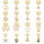 Visualizza i dettagli per 304 Stainless Steel Stylish Italian Charm Links For DIY Bracelet Jewelry Making Gold Plated Rectangle With Pendant 10mm x 9mm Immagine di 304 Stainless Steel Stylish Italian Charm Links For DIY Bracelet Jewelry Making Gold Plated Rectangle With Pendant 10mm x 9mm