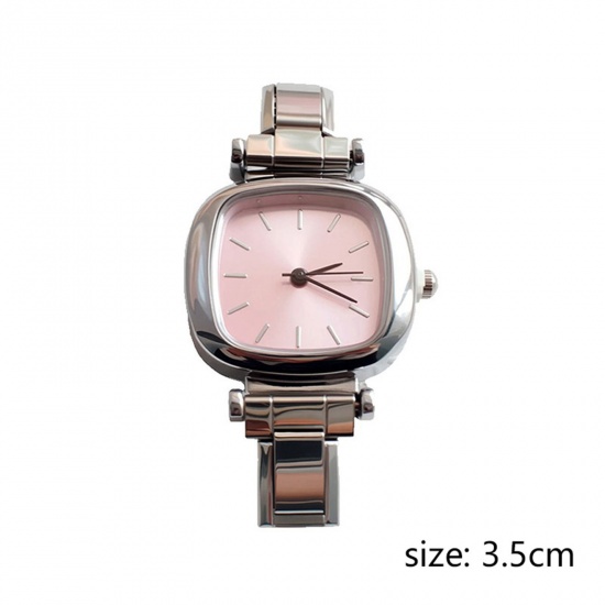 Picture of 304 Stainless Steel Stylish Italian Charm Links Watch Face For DIY Jewelry Making Wholesale Multicolor