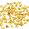 Bild von Messing Ohrring Ohrstecker 18K Echtgold plattiert Rund Plattiert 5mm Durchmesser, 20 Stück