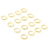Picture of Copper Beads Frames Gold Filled Round (Fit Beads Size: 10mm Dia.) 12mm Dia, 5 PCs