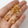 Picture of Copper Beads Frames Gold Filled Round (Fit Beads Size: 10mm Dia.) 12mm Dia, 5 PCs