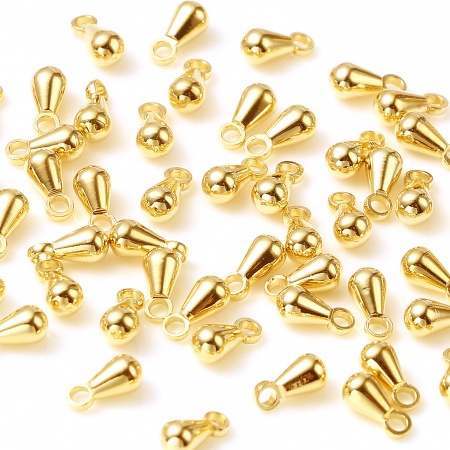 Ottone Goccia di Coda Oro riempito Goccia 6mm x 3mm, 5 Pz